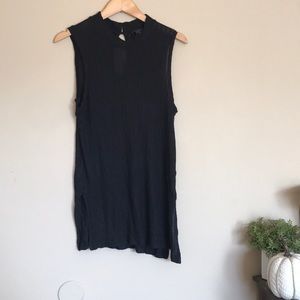 Lucky Brand | black keyhole back sleeveless tank
